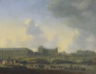 Blick auf die Seine, den Louvre und den Palais Bourbon, ca. 1655